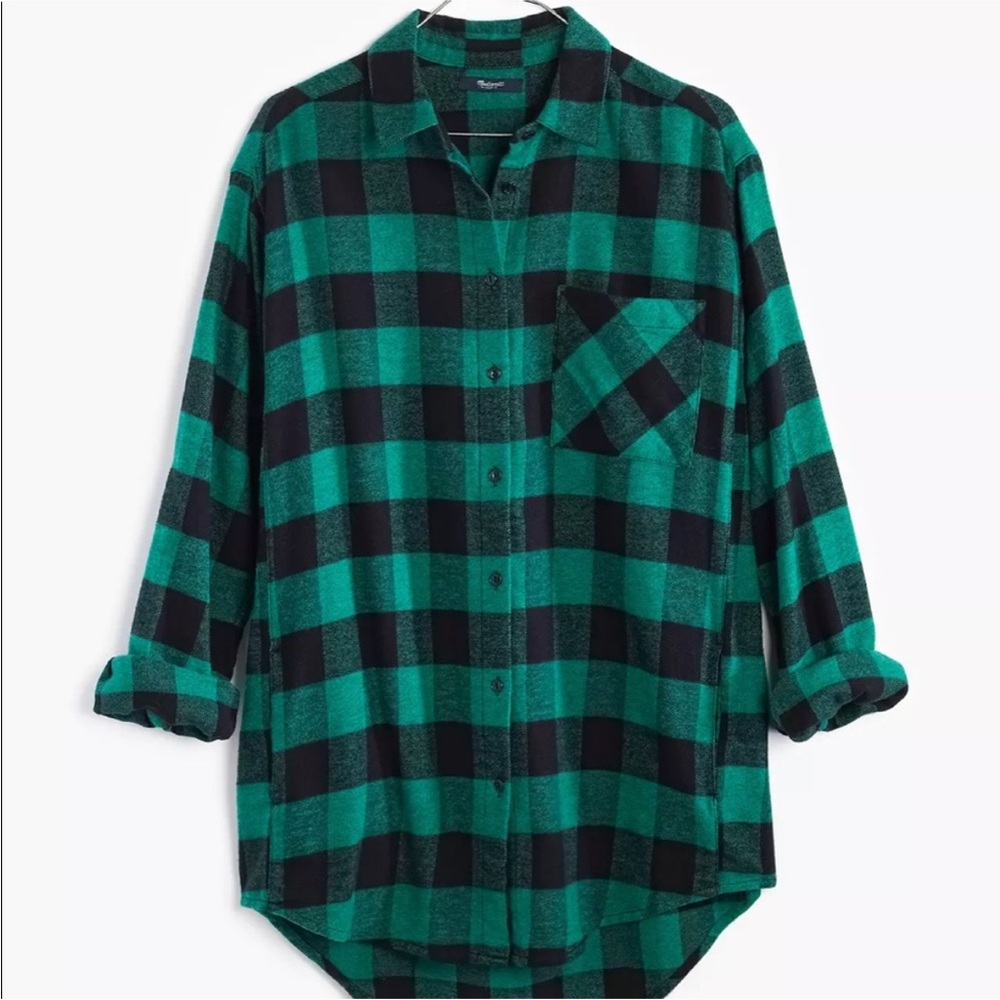 Madewell Flannel Sunday Shirt in Buffalo Check